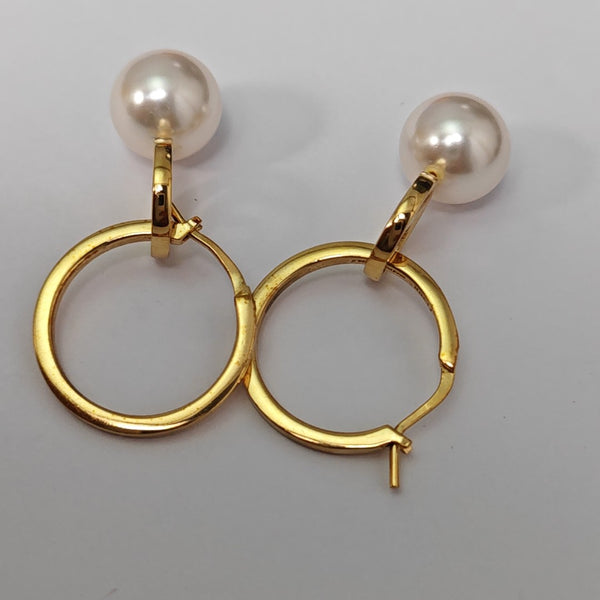 Metal Gold Stud Earrings