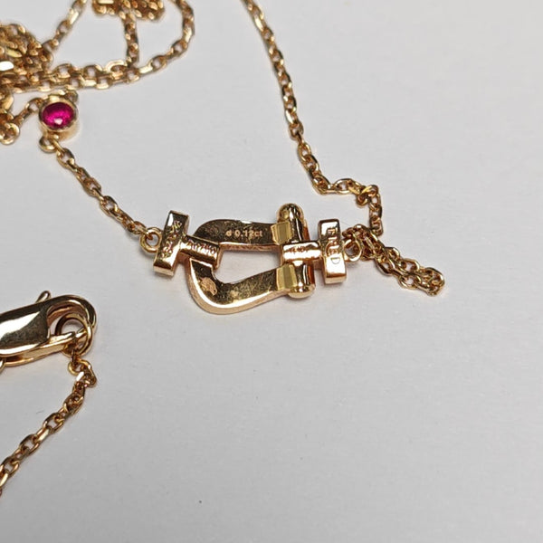 Force 10 18k Gold Rose Gold Necklace