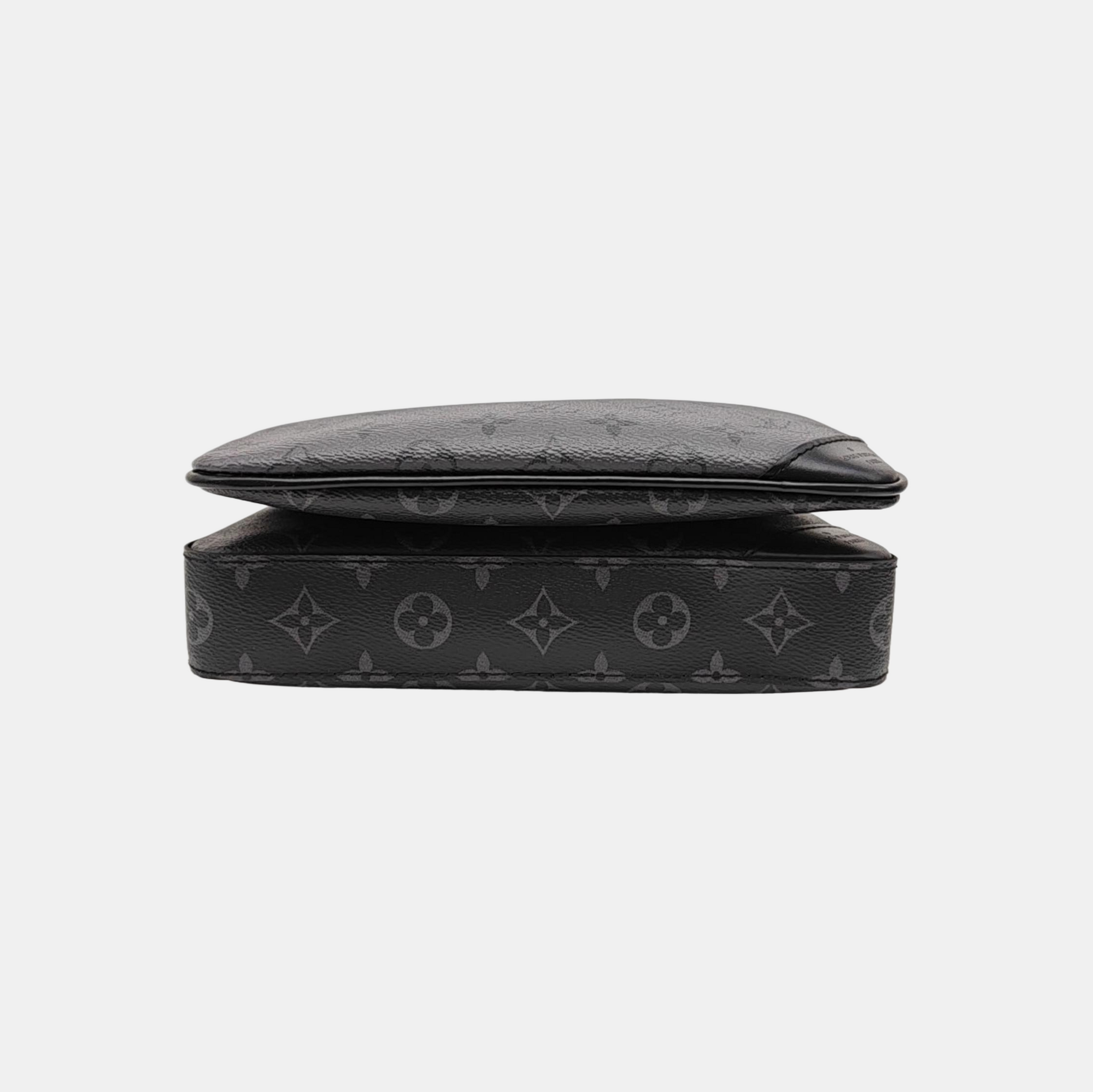 TRIO Monogram Coated Canvas Gray