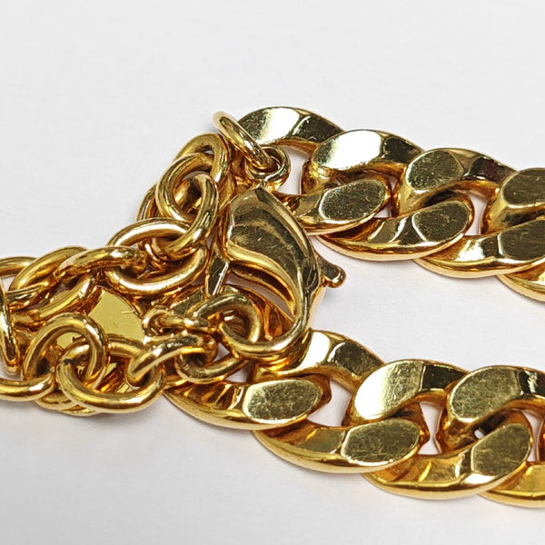 CD Icon Metal Gold Necklace