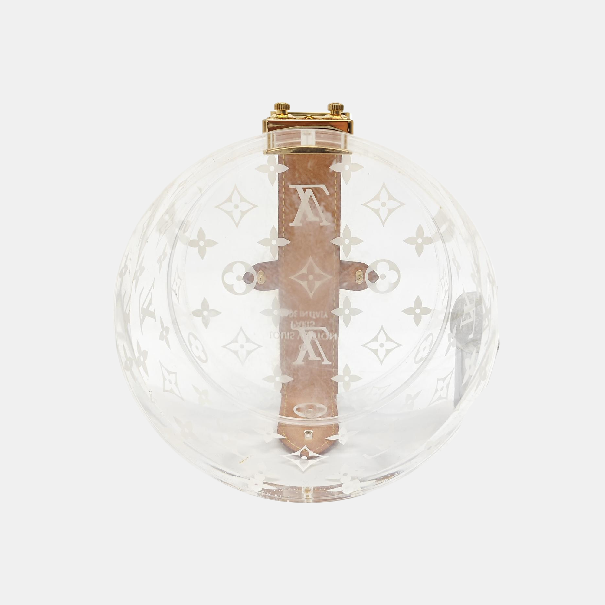 BOX SCOTT Monogram Plastic Clear
