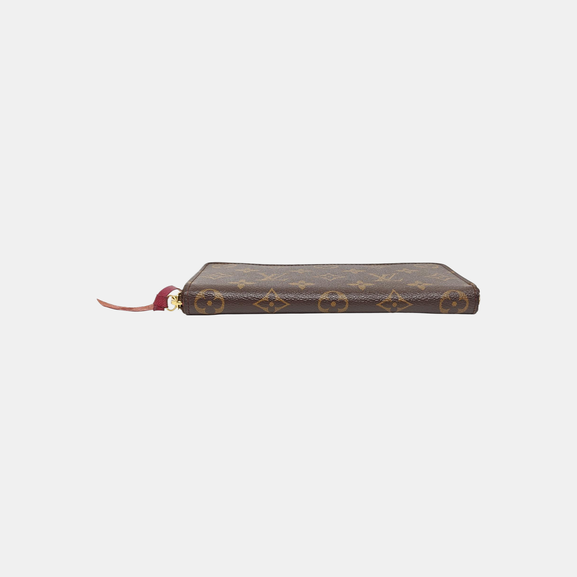 CLÉMENCE Monogram Coated Canvas Brown Wallet