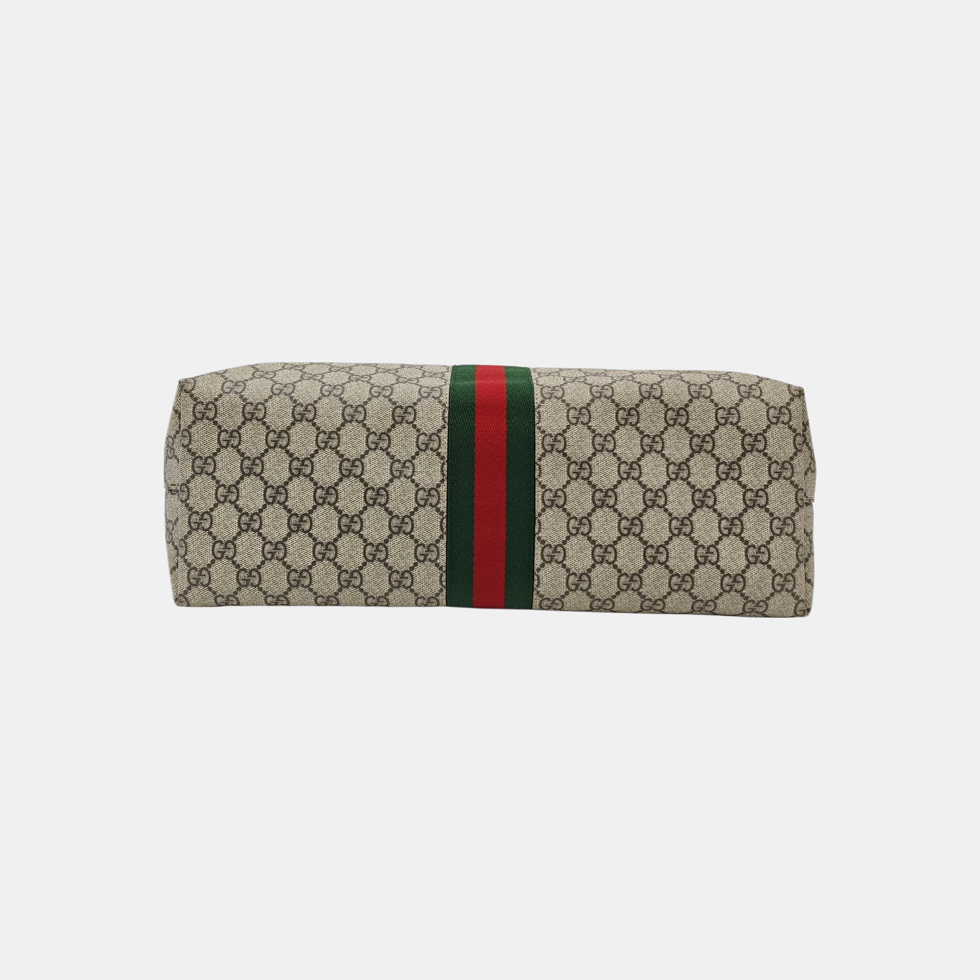 Ophidia Medium Monogram Coated Canvas Beige