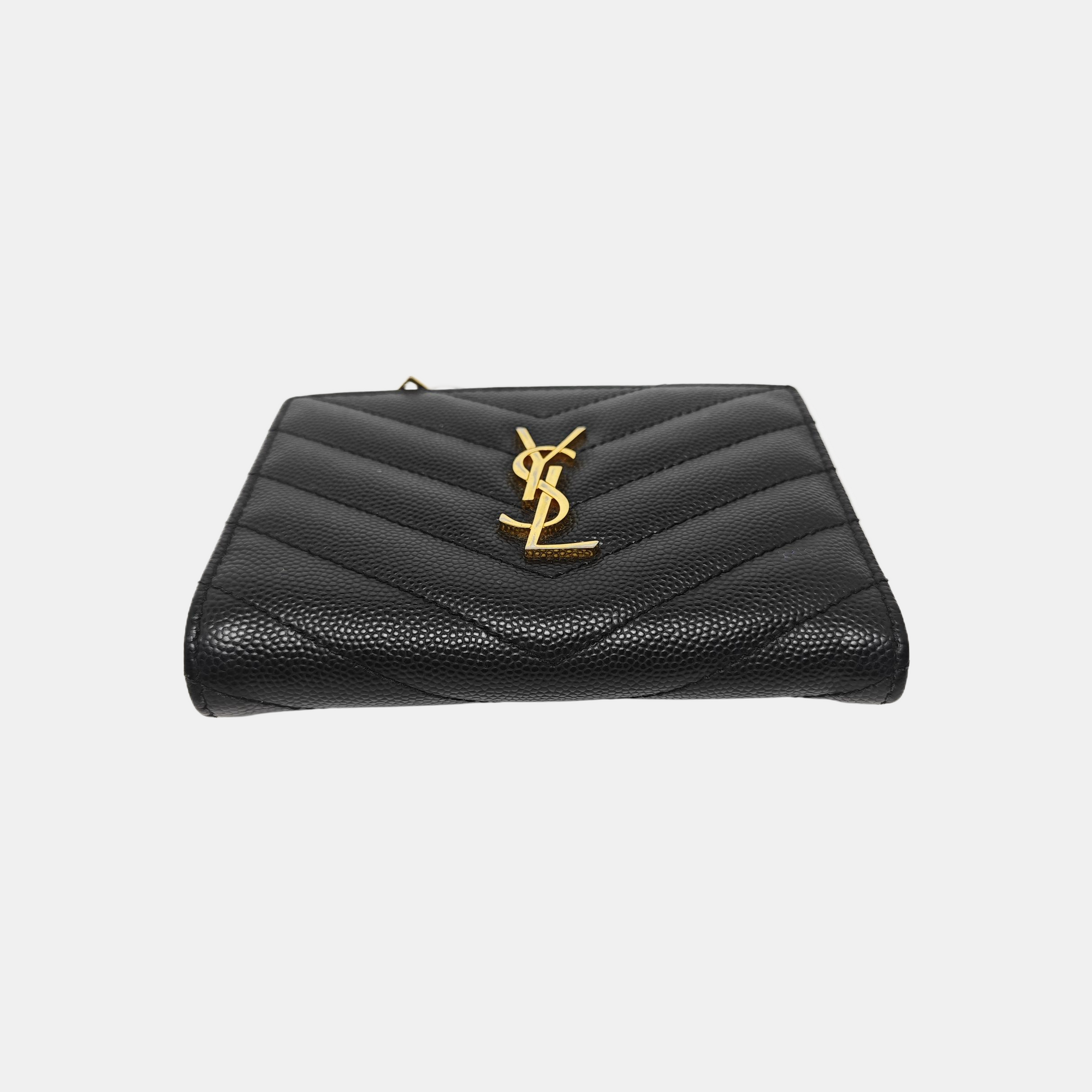 MONOGRAM Quilted Calfskin Black Wallet