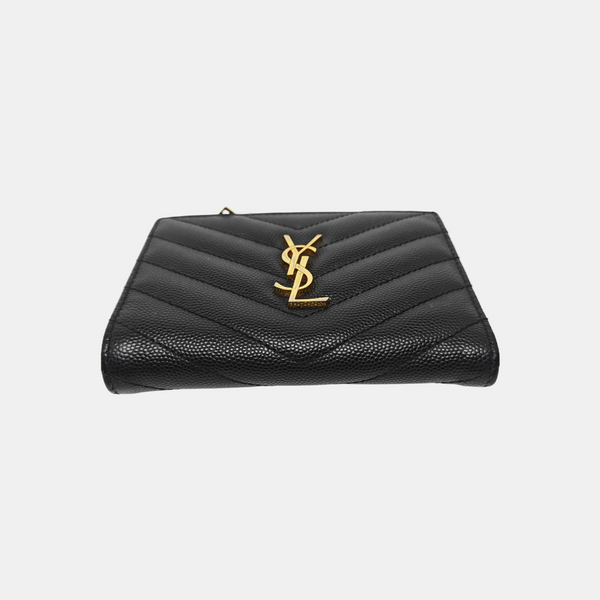 MONOGRAM Quilted Calfskin Black Wallet