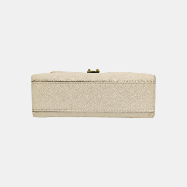 NANO MADELEINE Nano Monogram Calfskin Beige