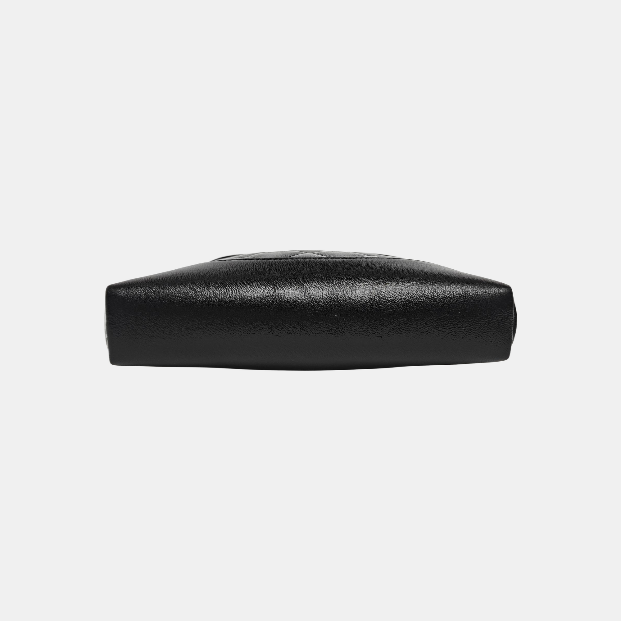 CHANEL 31 Quilted Waxed Cafskin Black