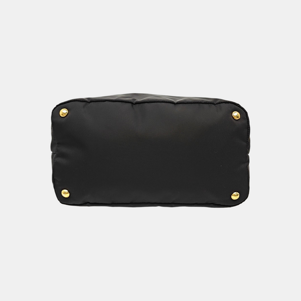 Nylon Shoulder Bag Black