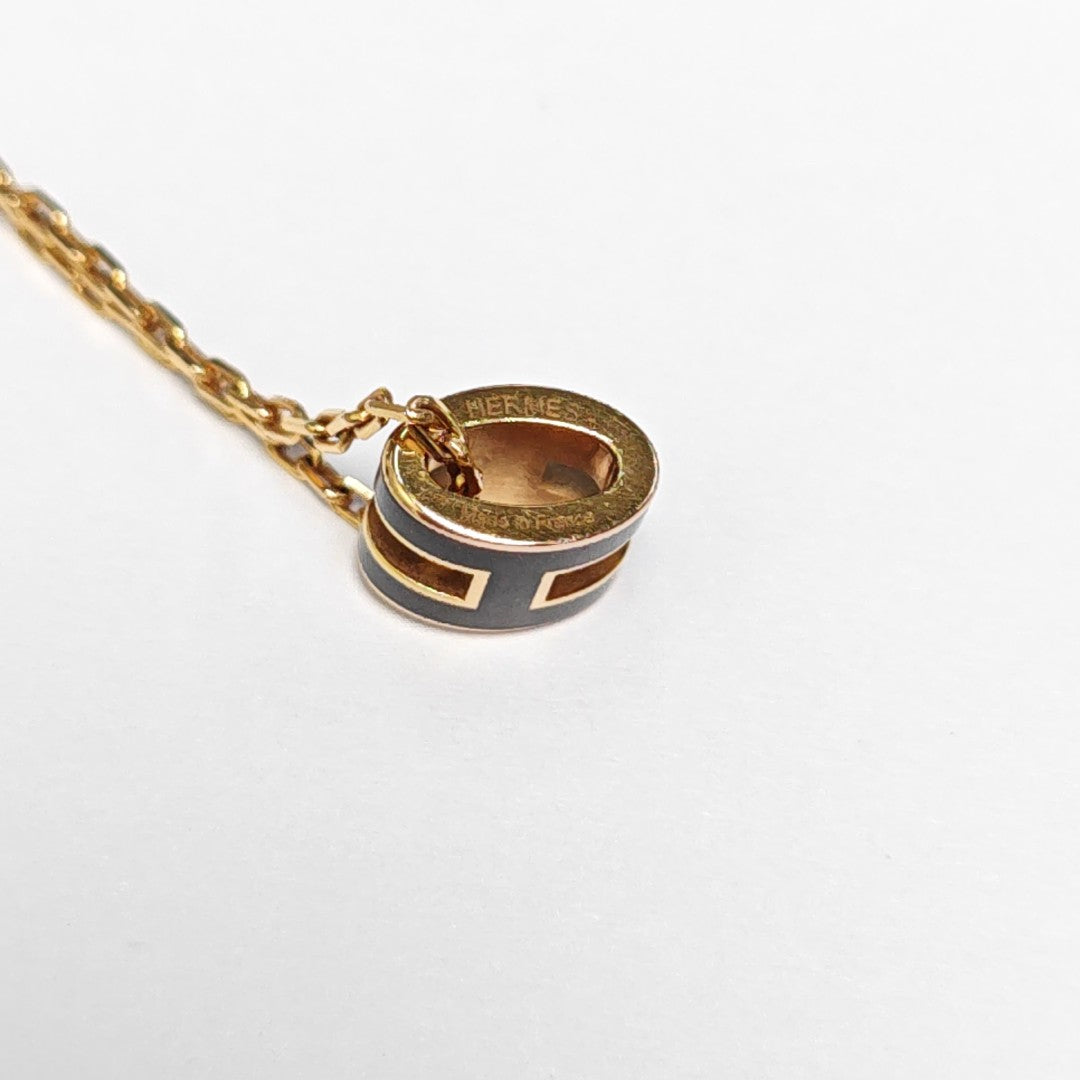 Pop H Metal Gold Necklace