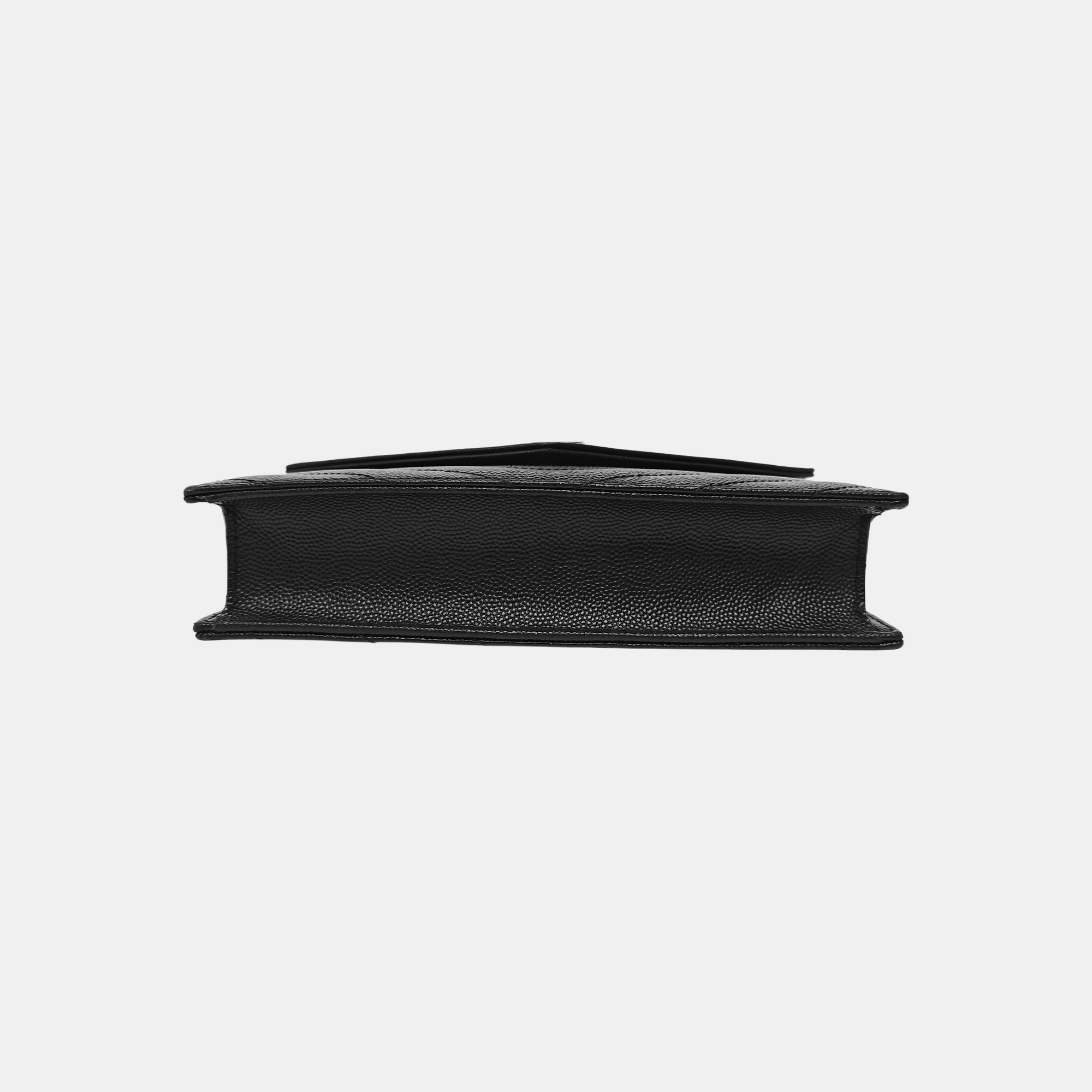MONOGRAM WOC Chevron Calfskin Black