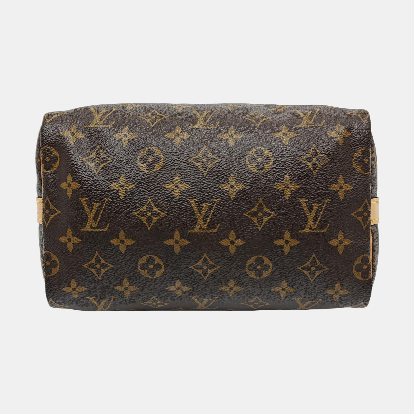 SPEEDY 25 Monogram Coated Canvas Brown
