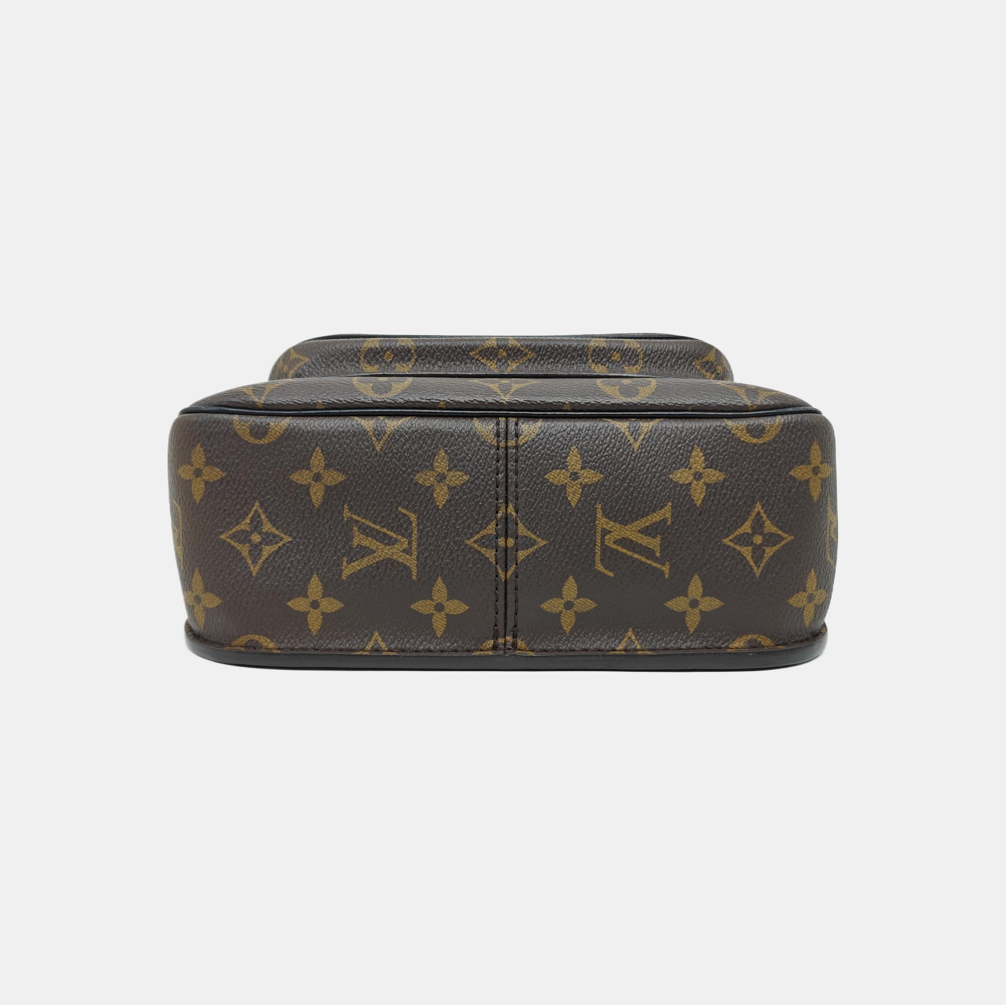 PASSY Monogram Coated Canvas Brown