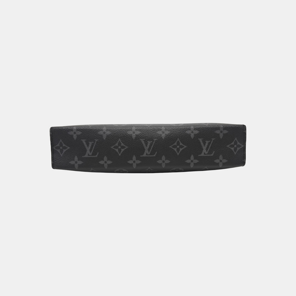 Pochette Voyag MM Monogram Coated Canvas Black