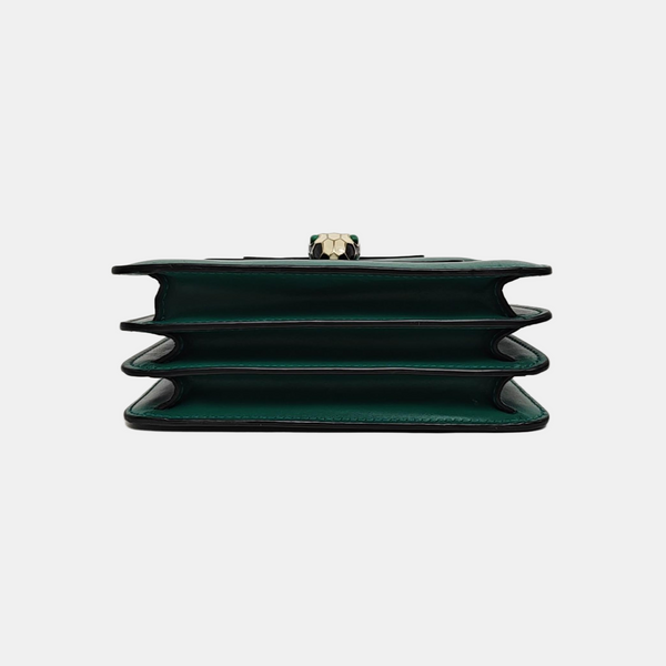 SERPENTI FOREVER Small Calfskin Green