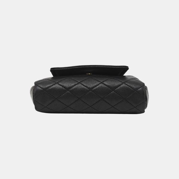 NOLITA Mini Quilted Lambskin Black