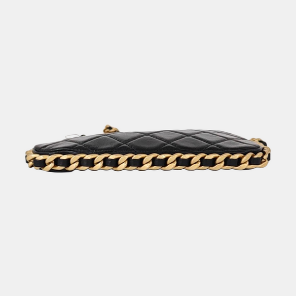 HOBO Small Quilted Lambskin Black