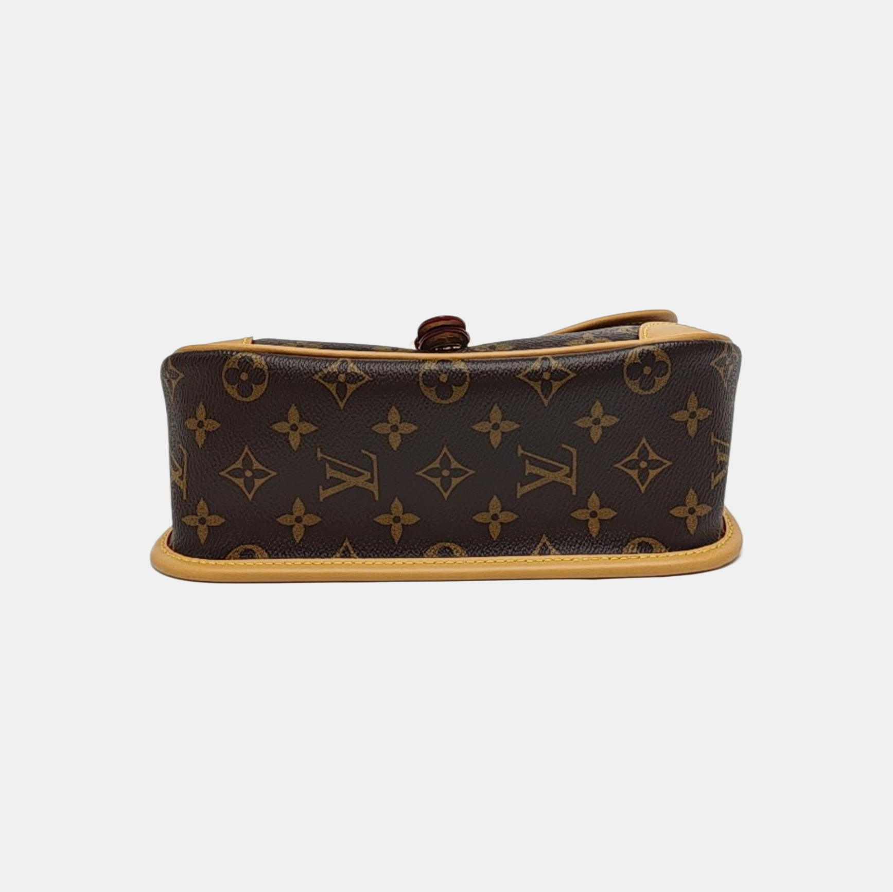 DIANE Monogram Coated Canvas Brown