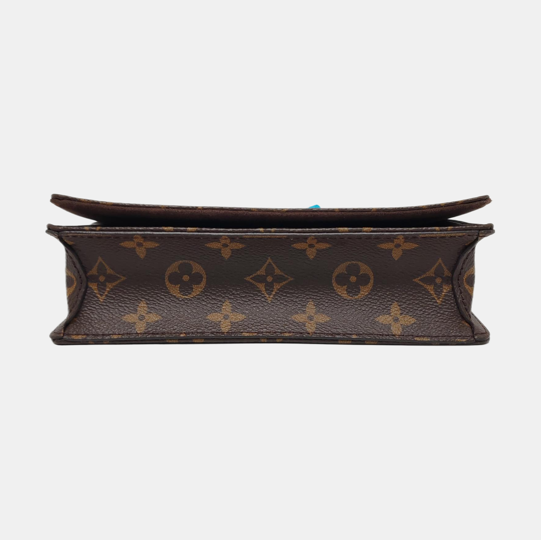 Lily Monogram Coated Canvas Brown