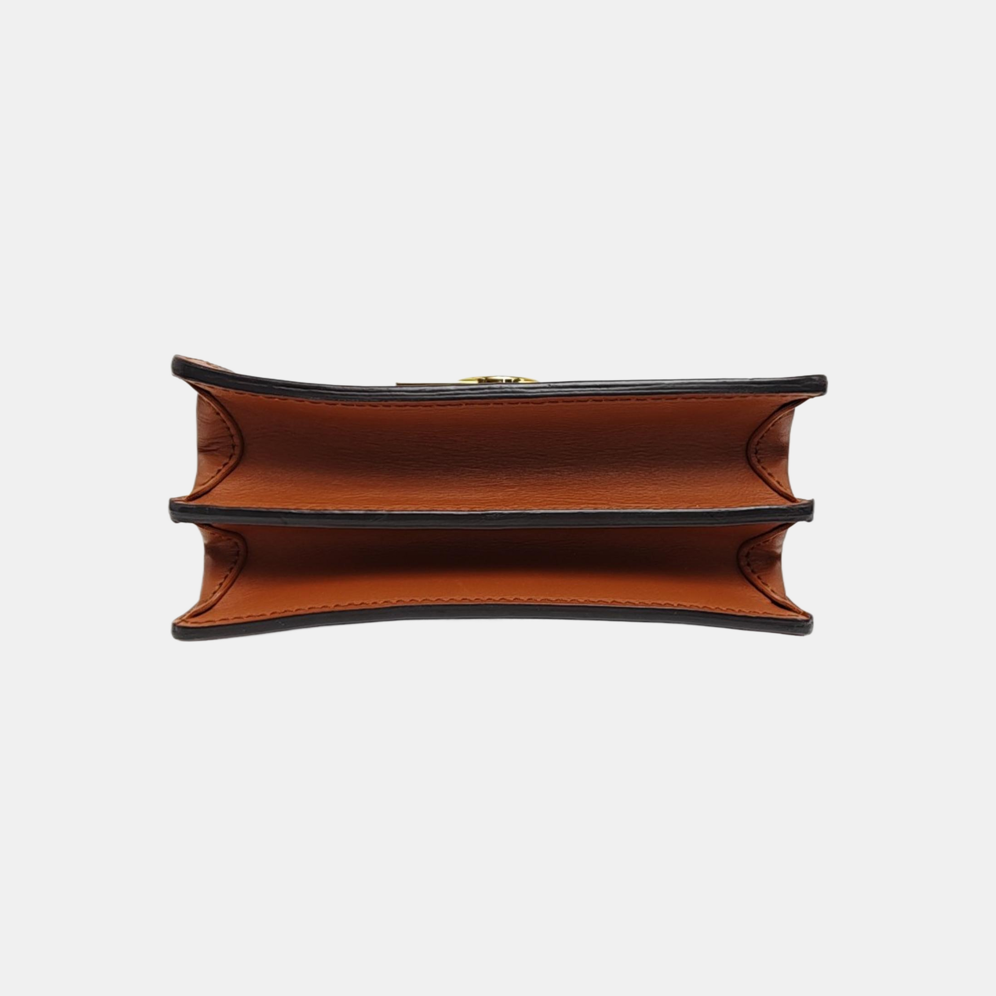 DAUPHINE Mini Monogram Coated Canvas Brown
