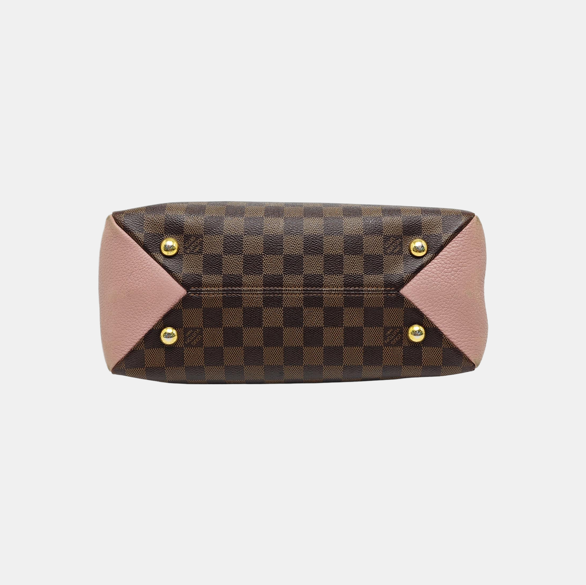 BRITTANY BB Damier Ebene Coated Canvas Brown