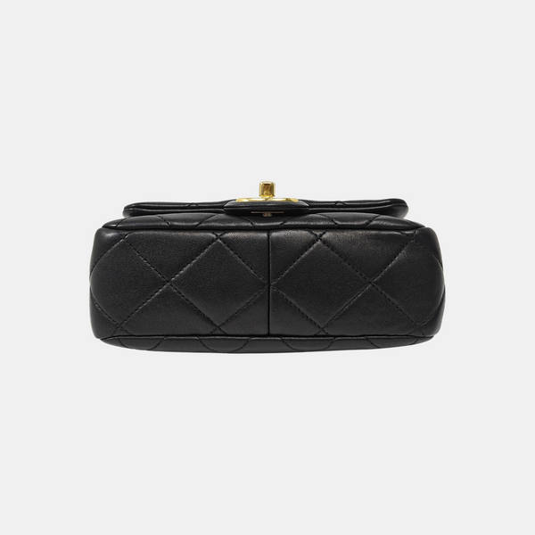 CLASSIC FLAP Mini Quilted Lambskin Black