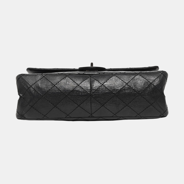 2.55 227 (jumbo) Quilted Vintage Calf Black