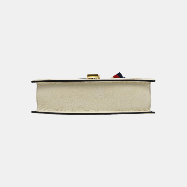 Sylvie Small Calfskin White