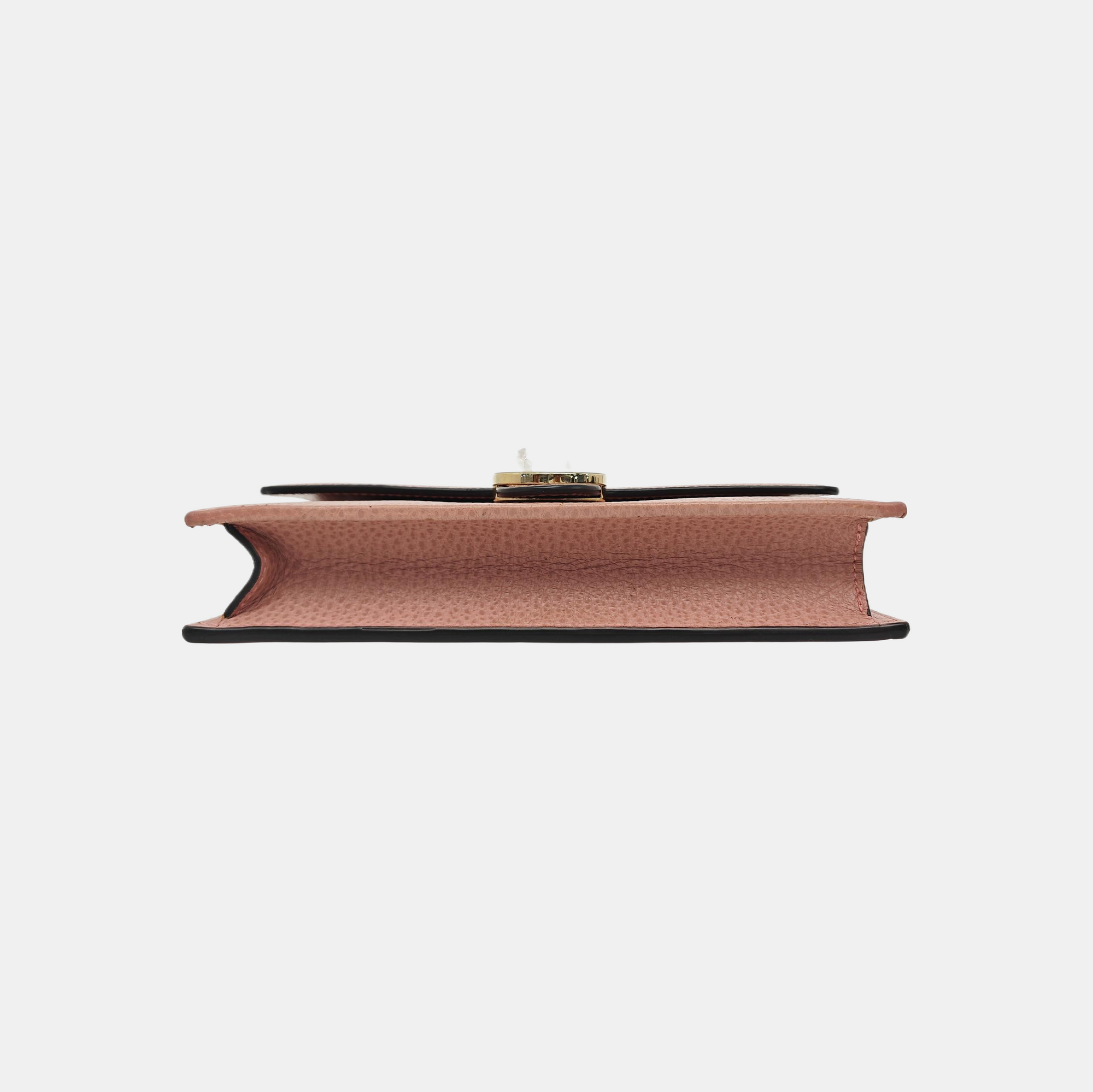Interlocking G Small Calfskin Pink