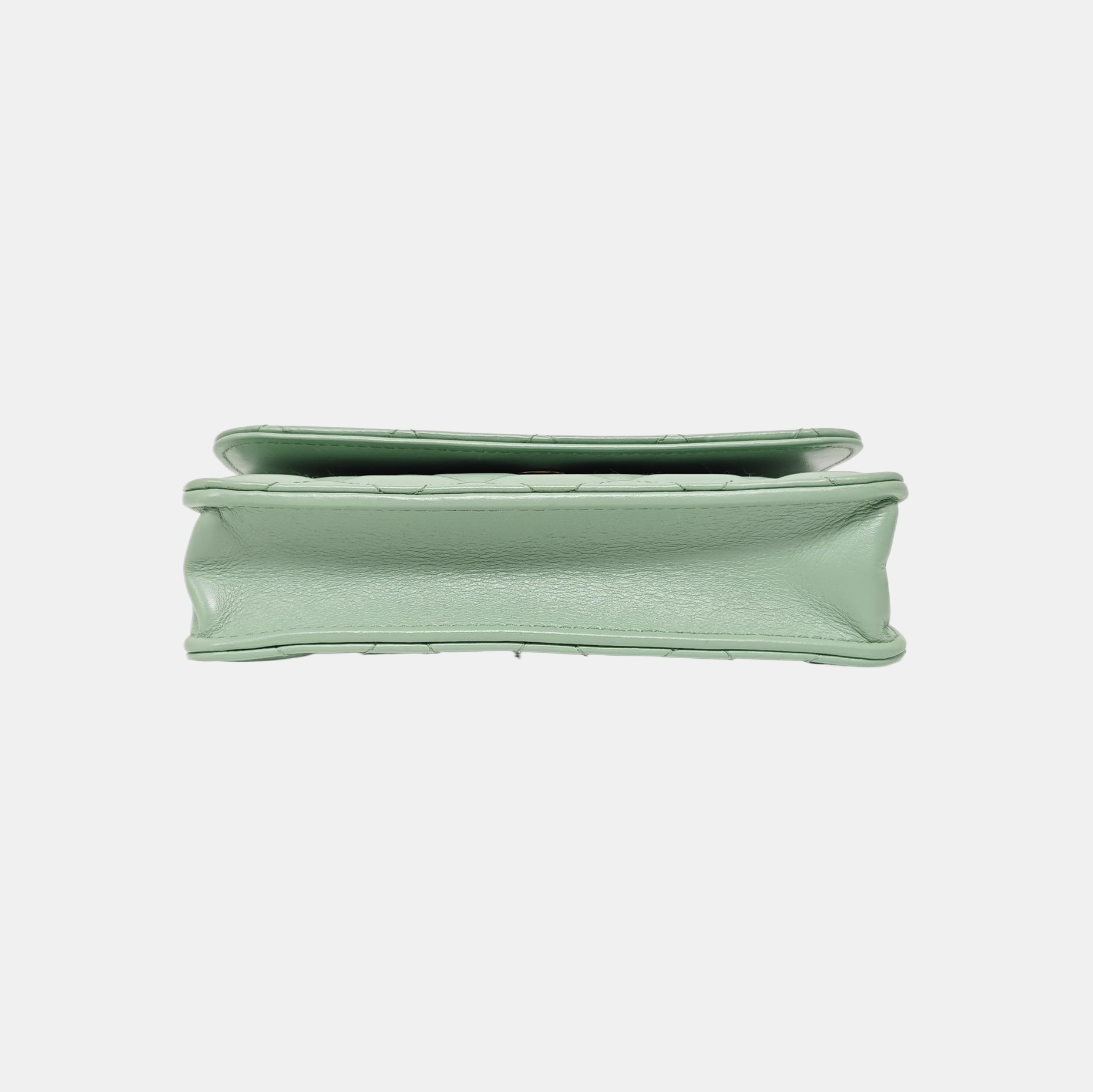 WOC Quilted Calfskin Green