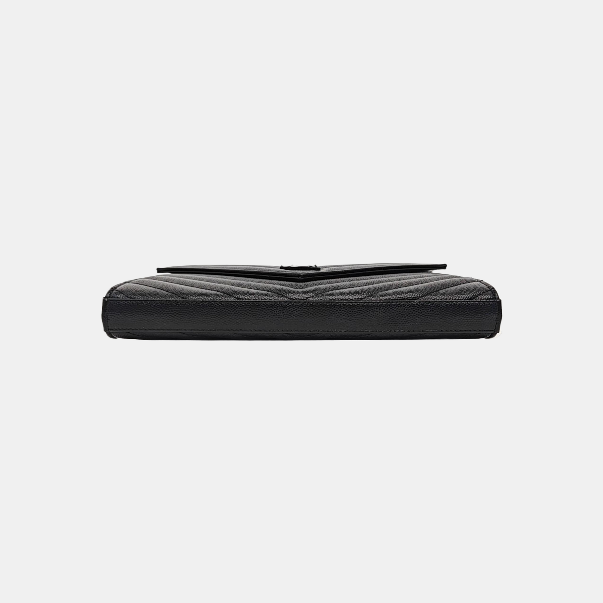 MONOGRAM Medium Chevron Calfskin Black