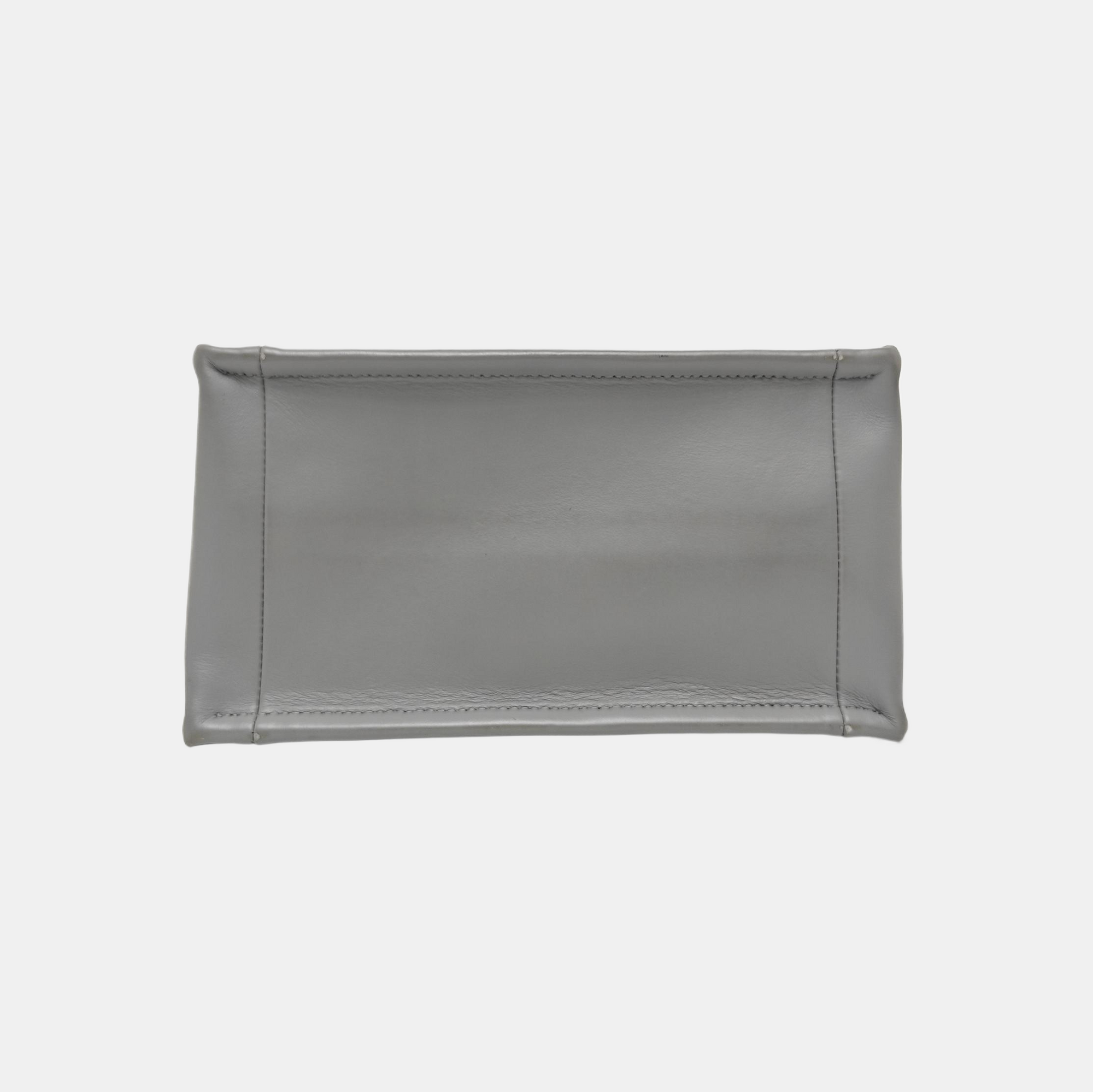 Book Tote Small Oblique Canvas Gray