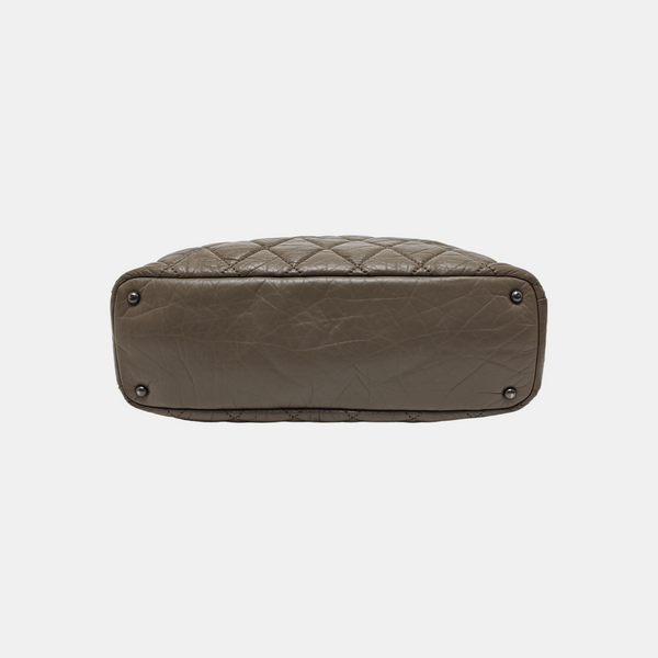 PORTOBELLO Quilted Calfskin Gray