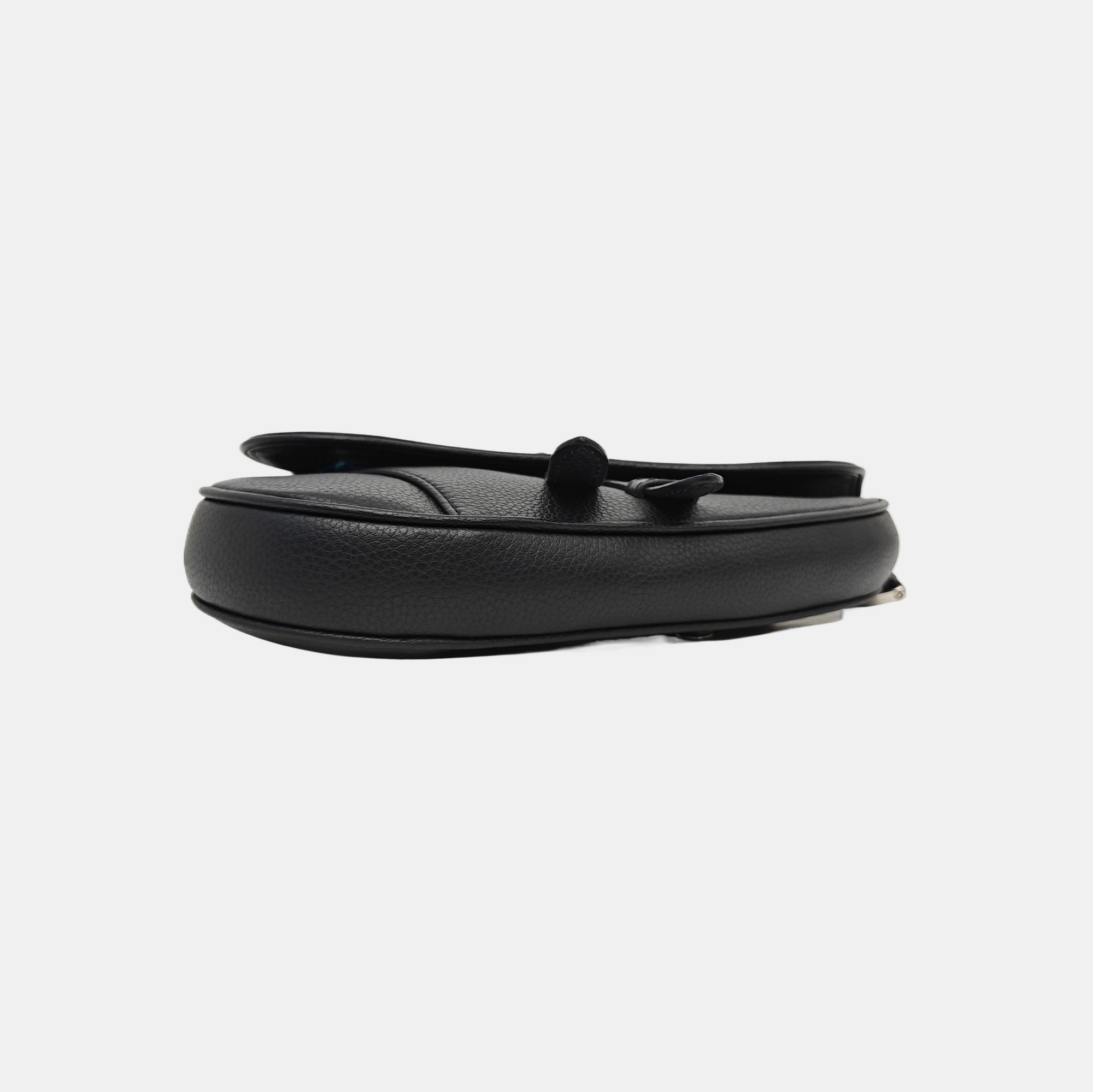Saddle Mini Calfskin Black