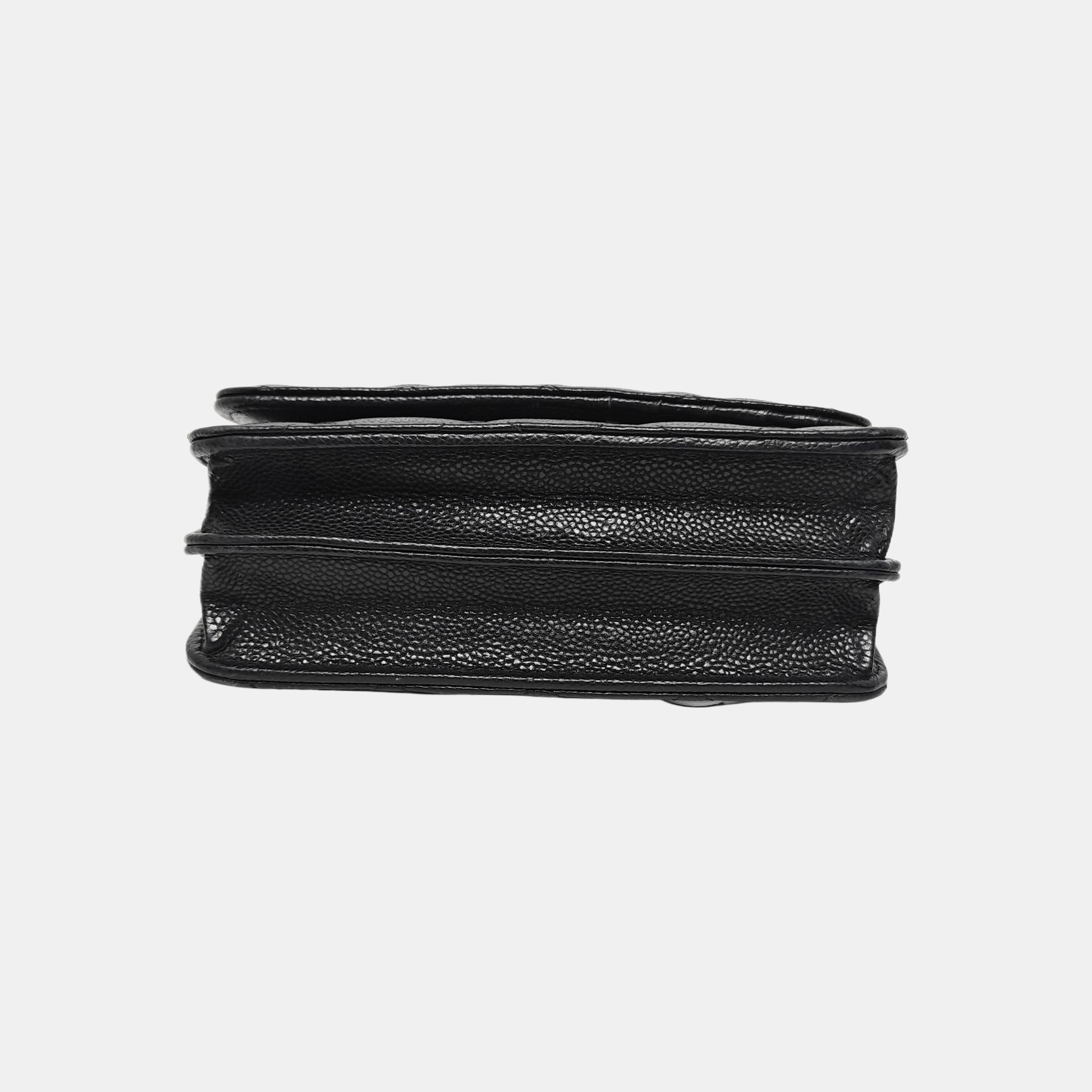 WOC Quilted Grained Calfskin Black
