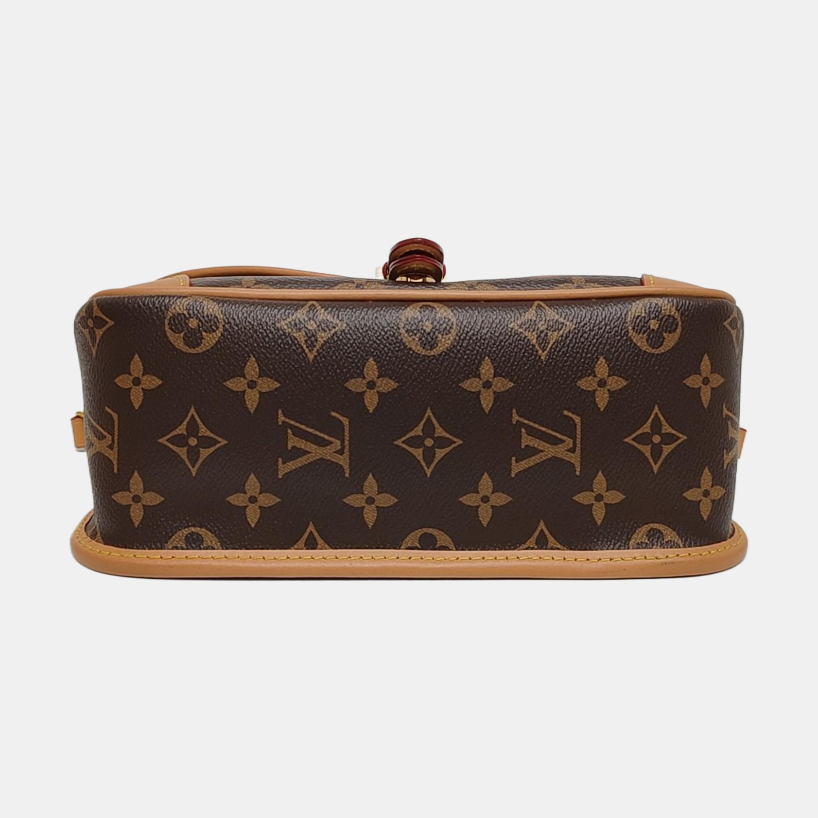 DIANE Monogram Coated Canvas Brown
