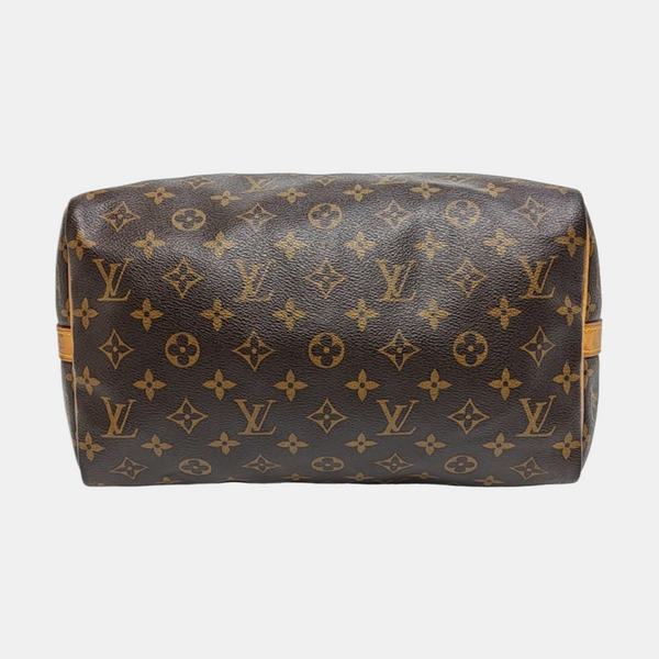 SPEEDY 30 Monogram Coated Canvas Brown