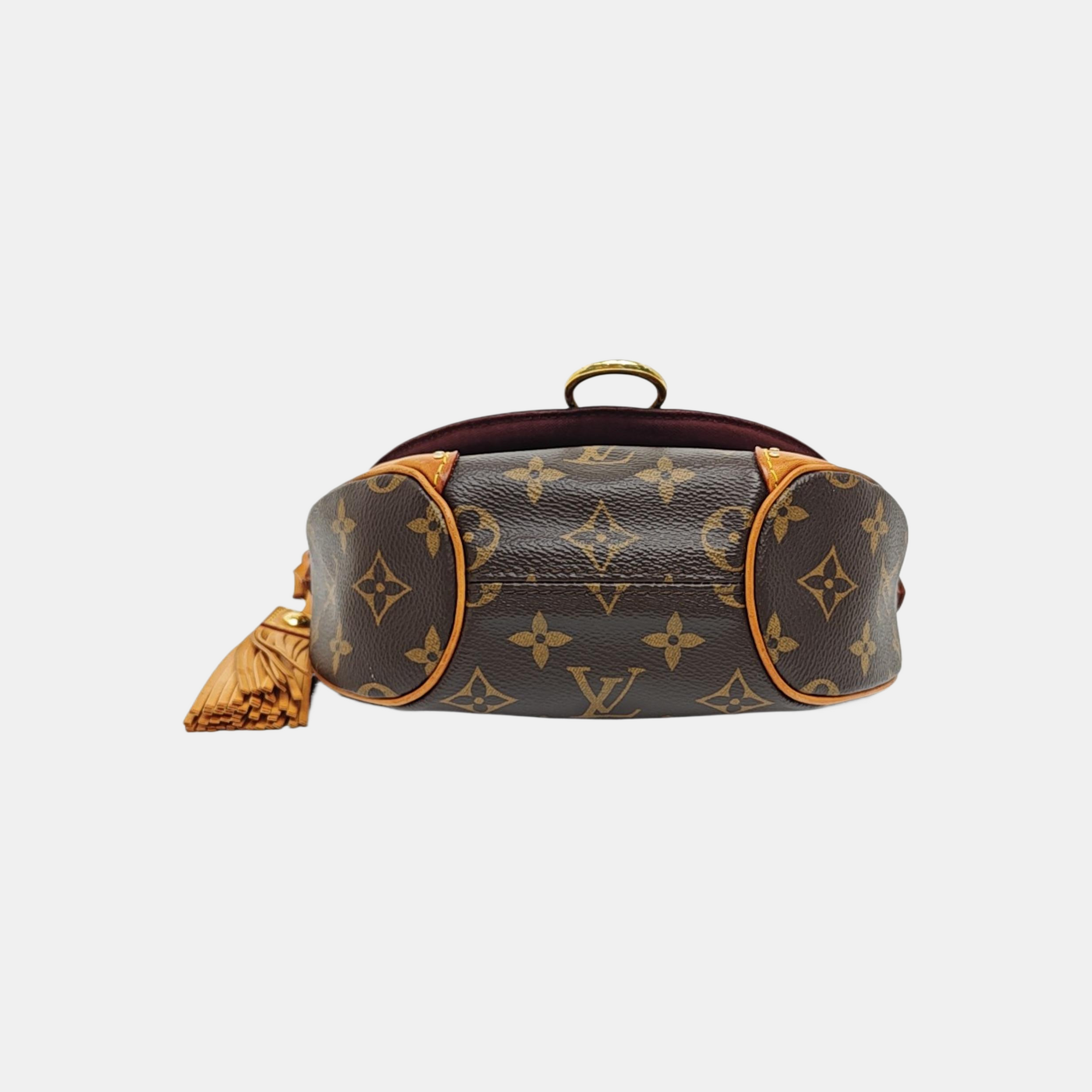 SAINT CLOUD Monogram Coated Canvas Brown