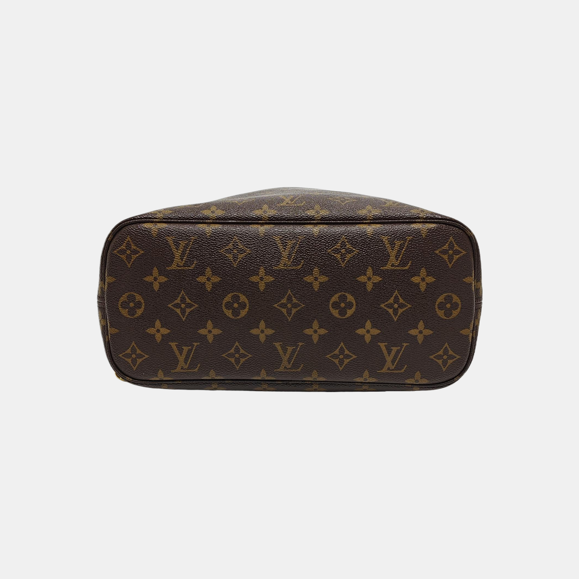 NEVERFULL PM Monogram Coated Canvas Brown