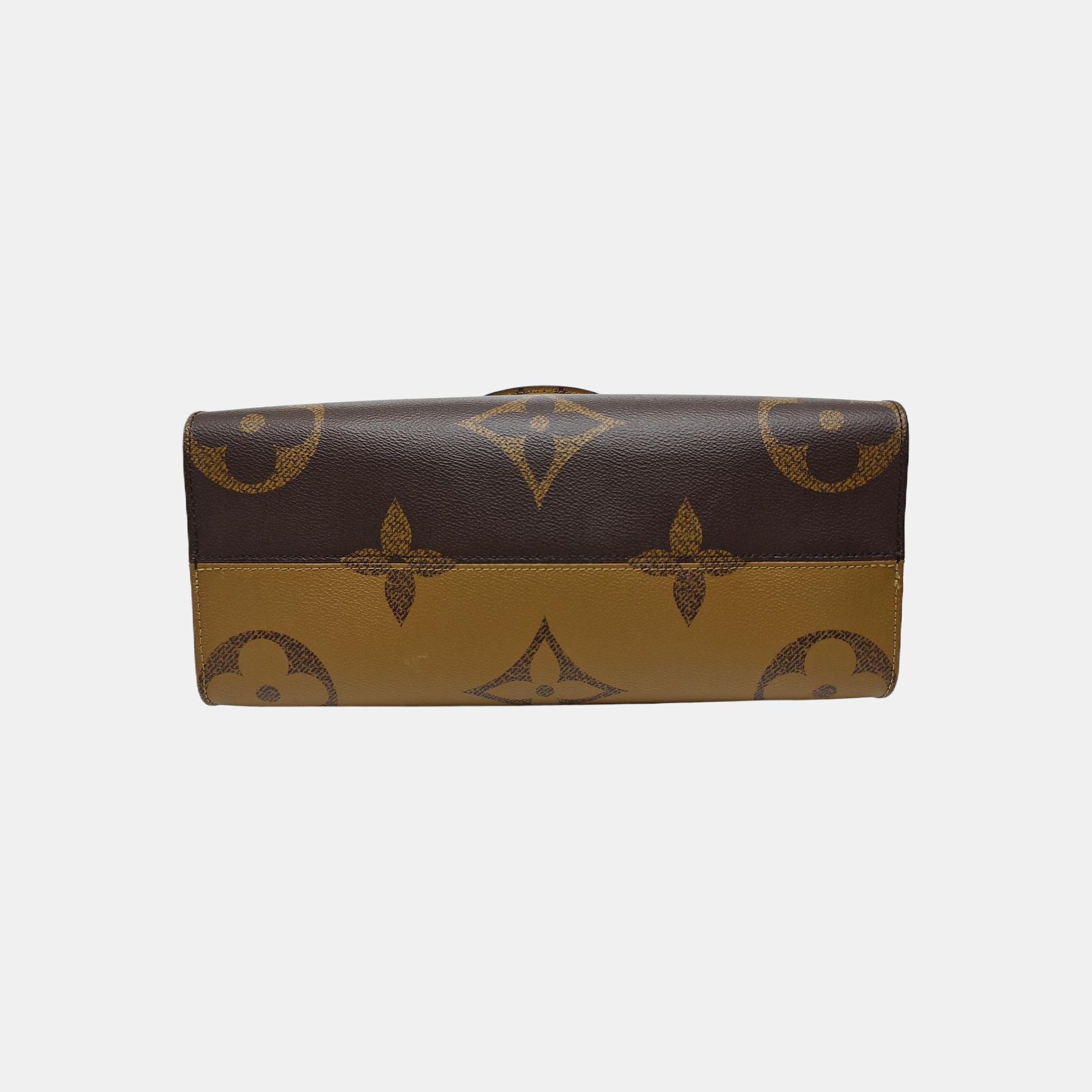 ONTHEGO MM Monogram Coated Canvas Brown