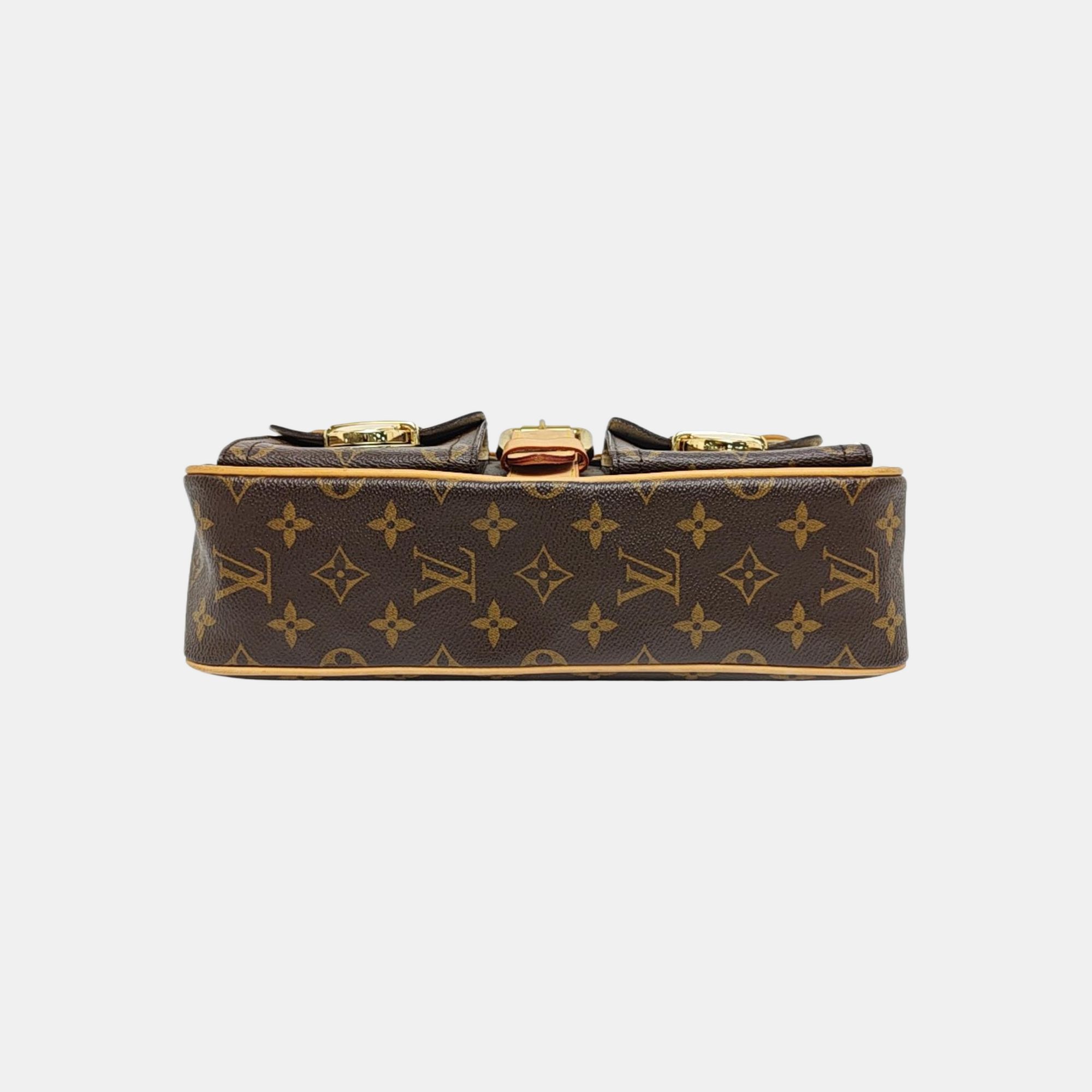 HUDSON PM Monogram Coated Canvas Brown