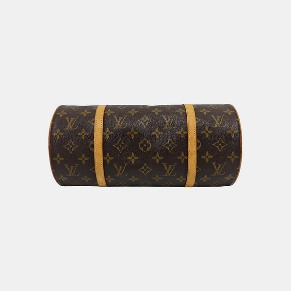 PAPILLON 30 Monogram Coated Canvas Brown