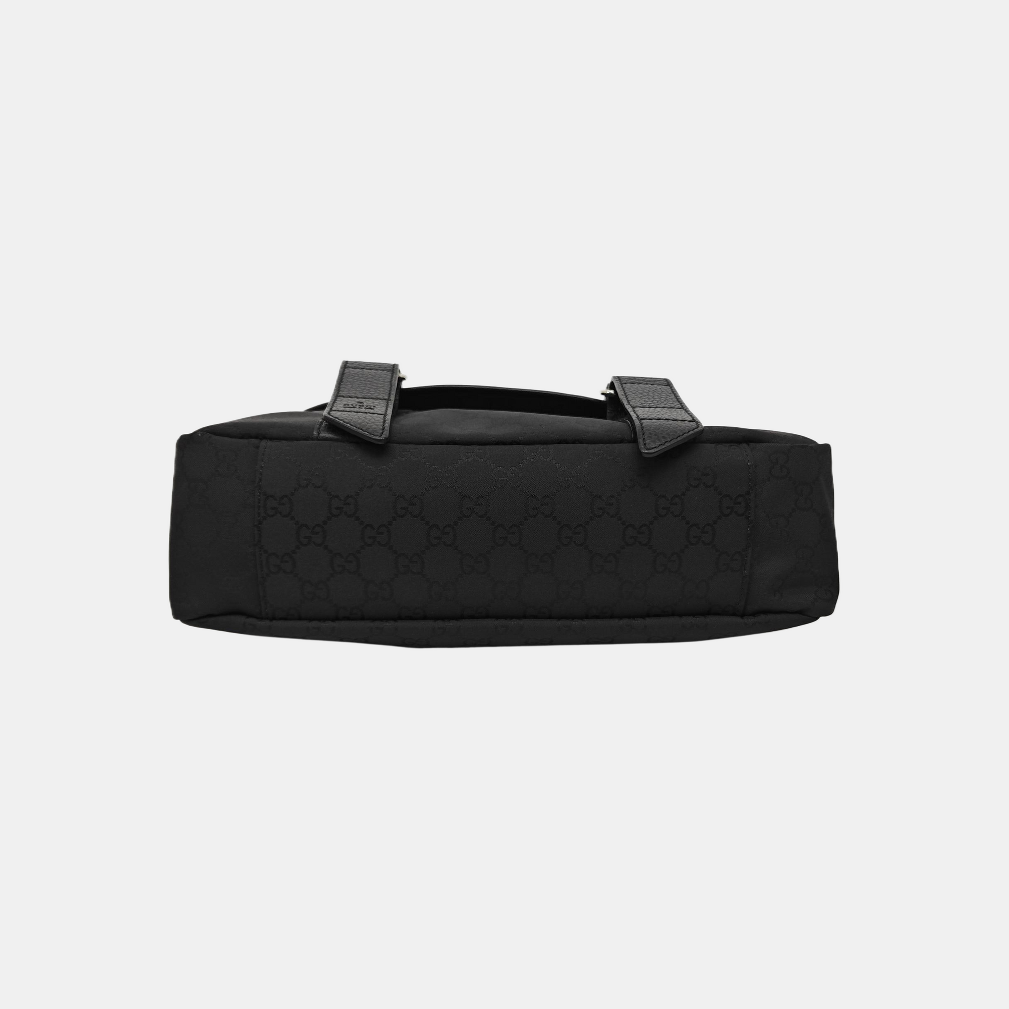 Fabric Shoulder Bag Black