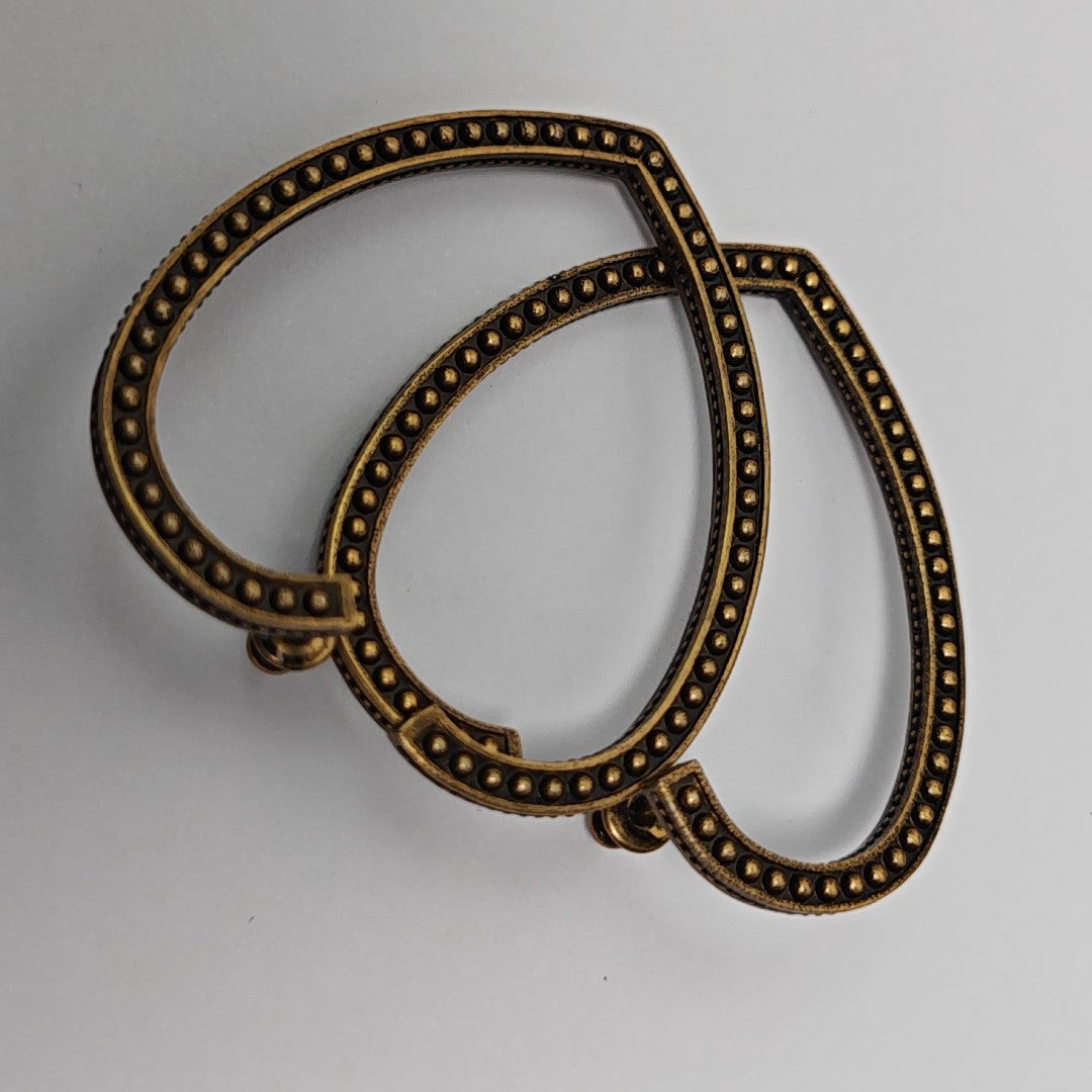 Metal Gold Stud Earrings