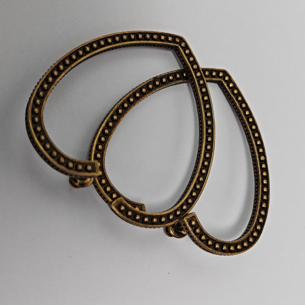Metal Gold Stud Earrings