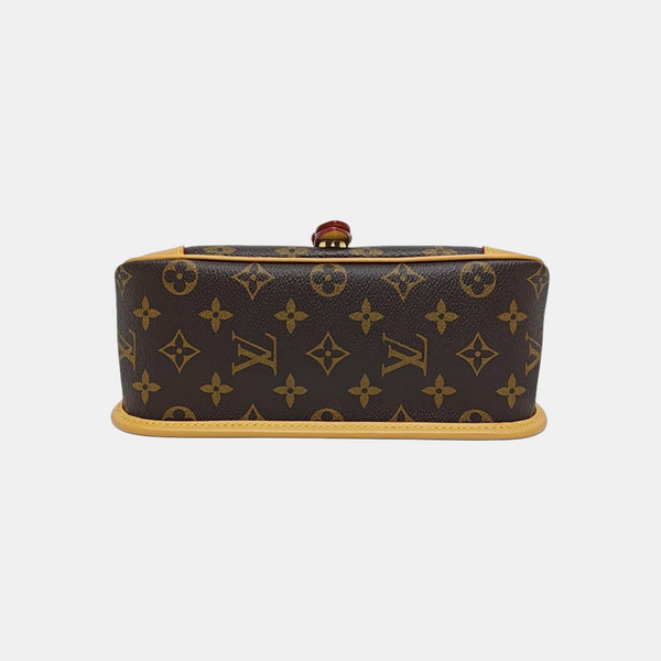 DIANE Monogram Coated Canvas Brown