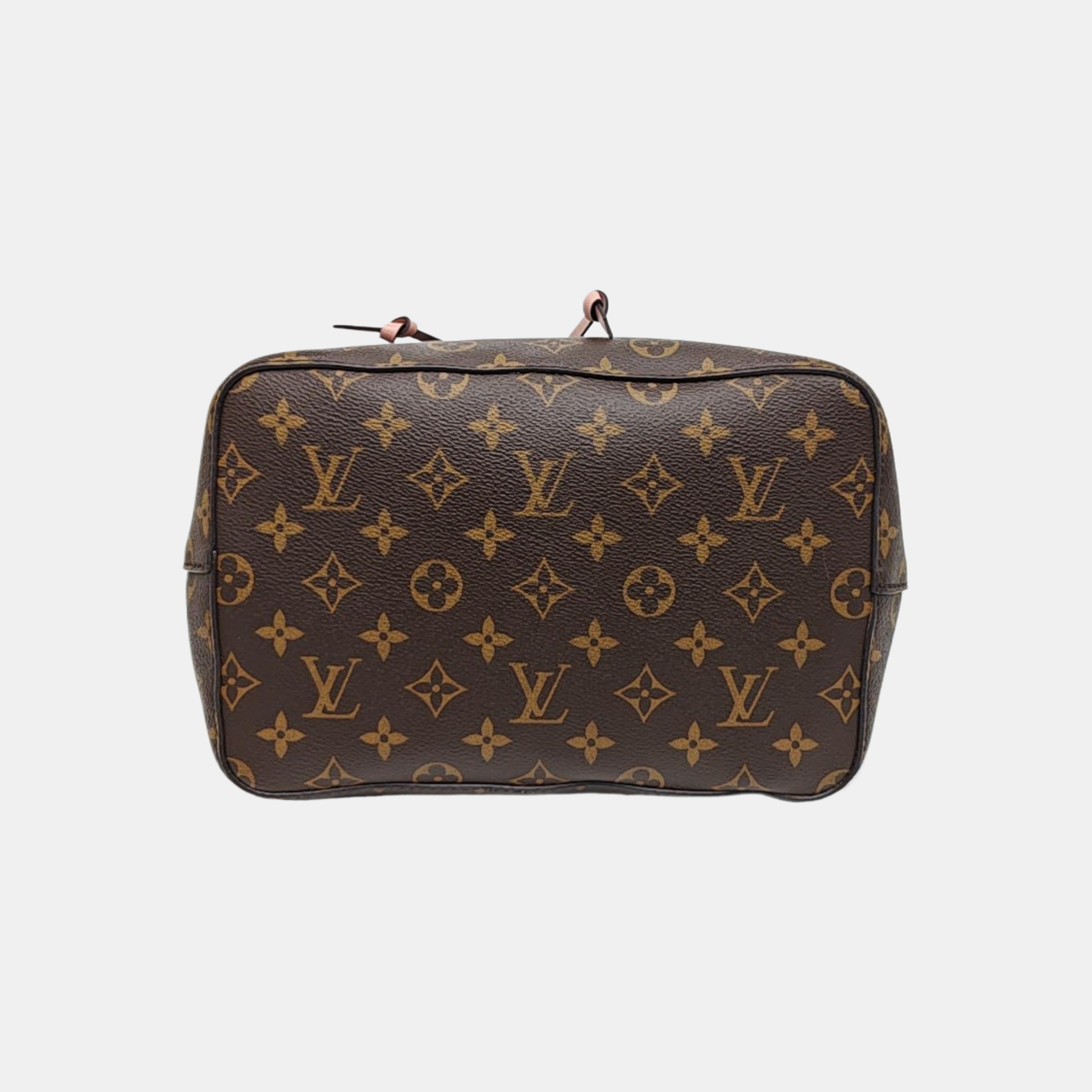 NÉONOÉ MM Monogram Coated Canvas Brown