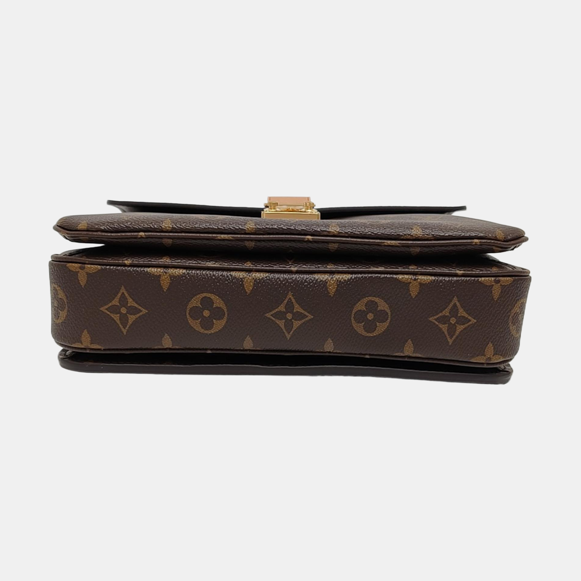 Authenticated pre-owned  MÉTIS MM Monogram Coated Canvas Brown - Shoulder Bag at Looply