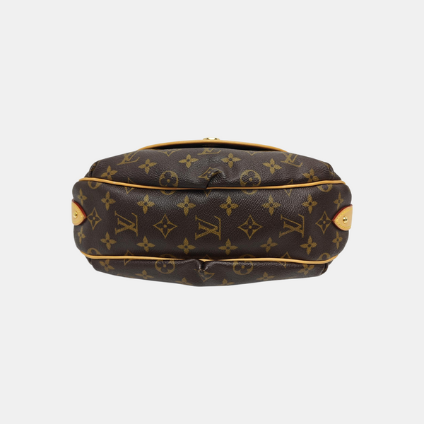 TULUM PM Monogram Coated Canvas Brown