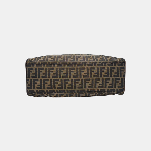 Canvas Top Handle Bag Brown