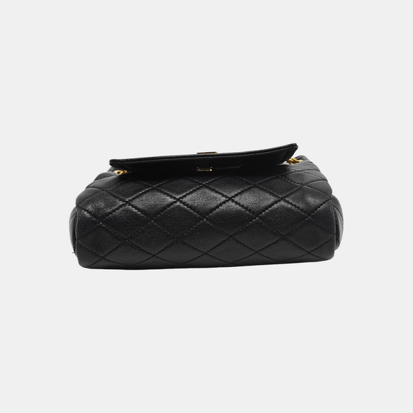 NOLITA Mini Quilted Lambskin Black